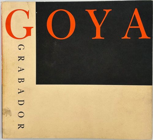 Portada del libro de Goya grabador