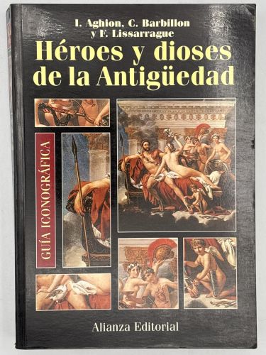 Portada del libro de Héroes y Dioses de la Antigüedad. Guía iconográfica.