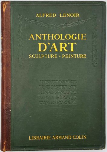 Portada del libro de Anthologie d´Art