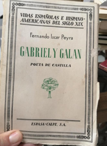 Portada del libro de GABRIEL Y GALÁN