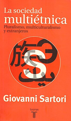 Portada del libro de La sociedad multiétnica