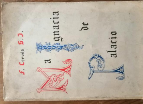 Portada del libro de MARÍA IGNACIA DE PALACIO