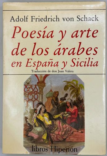 Portada del libro de Poesía y arte de los árabes en España y Sicilia