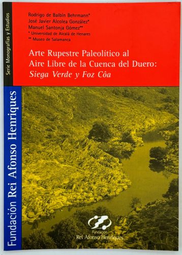 Book cover from Arte Rupestre Paleolítico al Aire Libre de la Cuenca del Duero