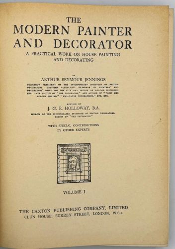 Portada del libro de The modern painter and decorator
