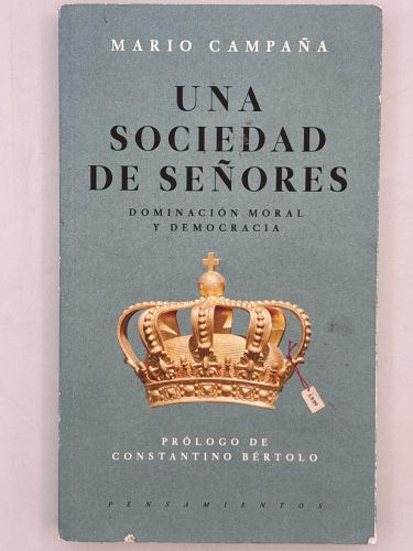 Portada del libro de Una sociedad de señores