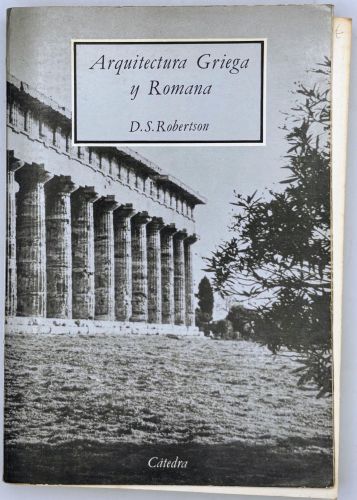 Book cover from Arquitectura Griega y Romana