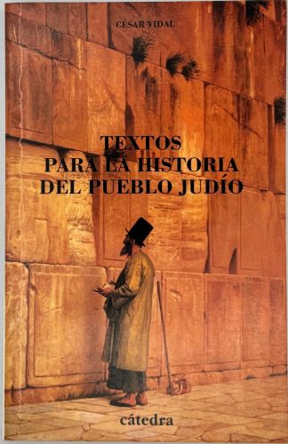 Portada del libro de Textos para la historia del pueblo judío