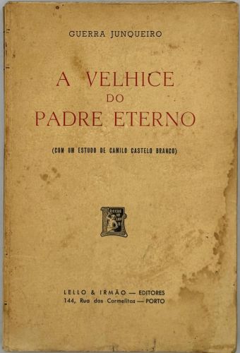 Portada del libro de A velhice di padre eterno
