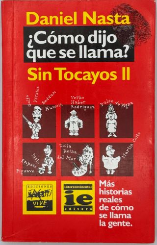 Portada del libro de ¿Cómo dijo que se llama? Sin tocayos II