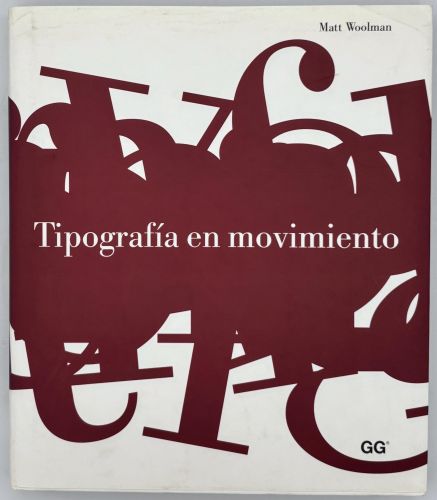 Portada del libro de Tipografía en movimiento