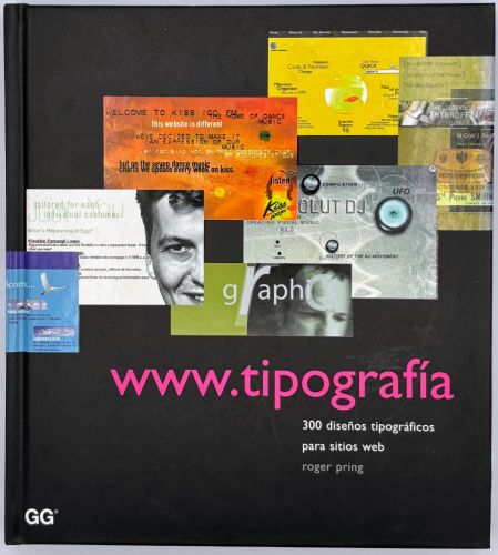 Portada del libro de WWW. tipografía
