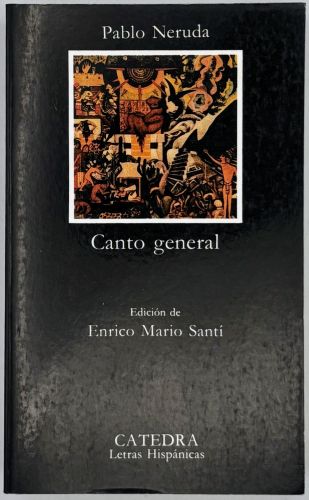 Portada del libro de Canto general