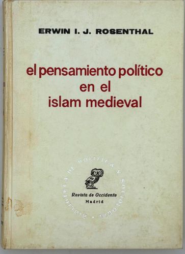 Book cover from El pensamiento político en el islam medieval