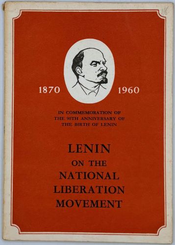 Book cover from Lenin on the national liberation movement