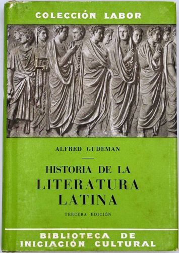 Portada del libro de Historia de la Literatura Latina