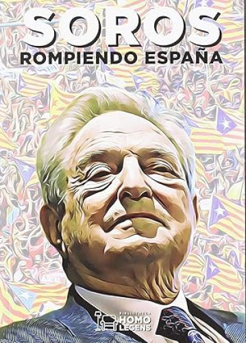 Portada del libro de SOROS Rompiendo España