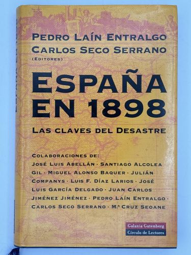 Portada del libro de España en 1898