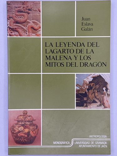 Portada del libro de La leyenda del Lagarto de la Malena y los mitos del dragón