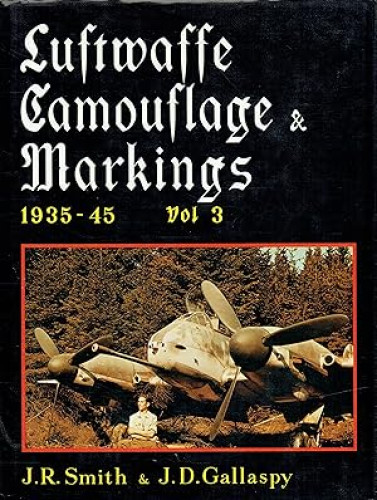 Portada del libro de Luftwaffe Camouflage and Markings, 1935-45