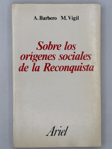 Portada del libro de Sobre los orígenes sociales de la Reconquista