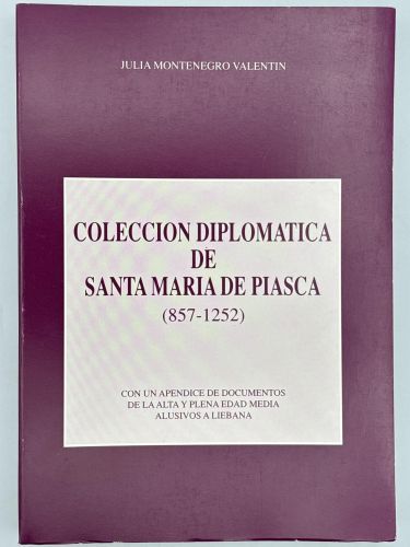 Portada del libro de Colección diplomática de Santa María de Piasca