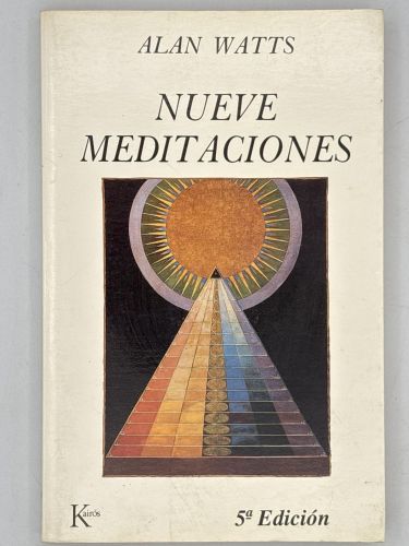 Portada del libro de Nueve meditaciones