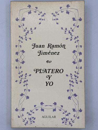 Portada del libro de Platero y yo