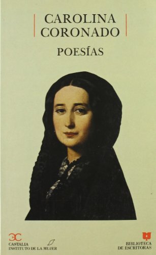 Portada del libro de Poesías, Carolina Coronado