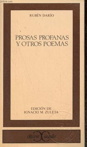 Portada del libro de Prosas profanas y otros poemas