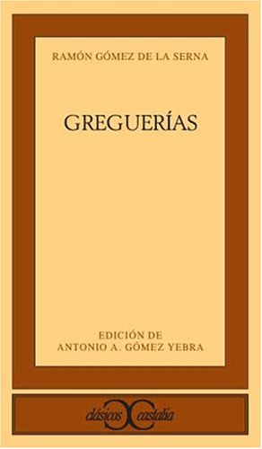 Portada del libro de Greguerías