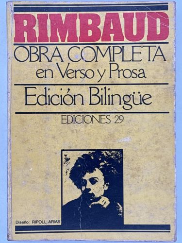 Portada del libro de Rimbaud