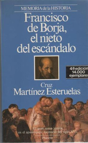 Portada del libro de Francisco de Borja, el nieto del escándalo
