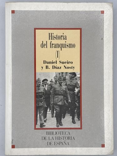 Portada del libro de Historia del franquismo