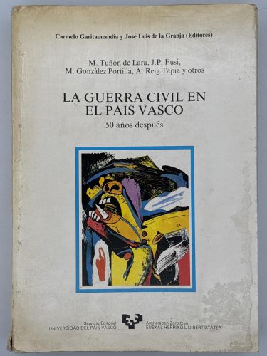 Portada del libro de La Guerra Civil en el País Vasco. 50 años después