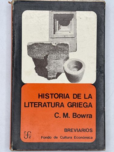 Portada del libro de Historia de la literatura griega