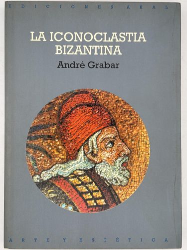Portada del libro de La iconoclastia bizantina