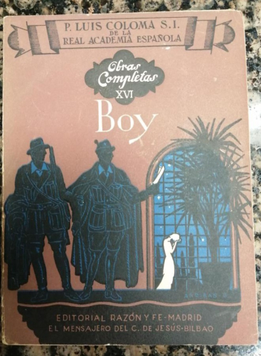 Portada del libro de BOY. P