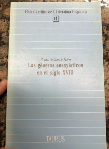 Portada del libro de LOS GÉNEROS ENSAYÍSTICOS EN EL SIGLO XVIII