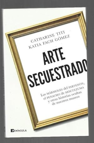 Portada del libro de Arte secuestrado