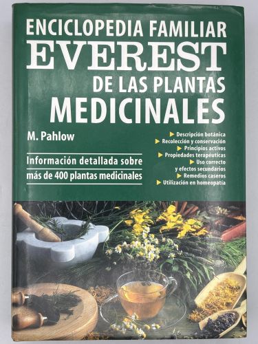 Portada del libro de Enciclopedia familiar Everest de las plantas medicinales