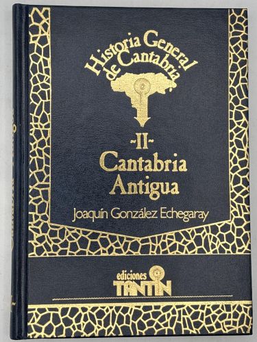 Portada del libro de Cantabria antigua. Tomo II