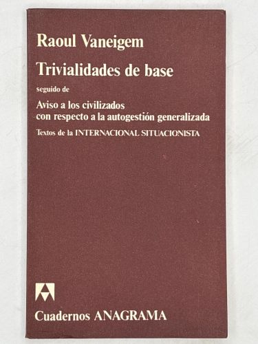 Portada del libro de Trivialidades de base