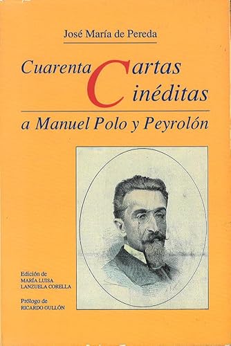 Portada del libro de Cuarenta cartas inéditas a Manuel Polo y Peyrolón