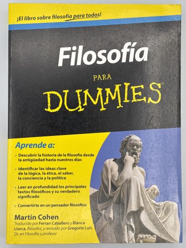 Portada del libro de Filosofía para Dummies
