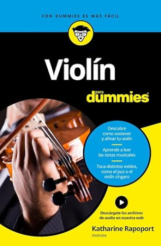 Portada del libro de Violín para Dummies