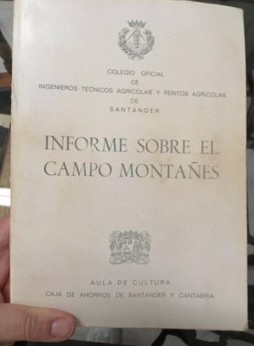 Portada del libro de INFORME SOBRE EL CAMPO MONTAÑÉS.