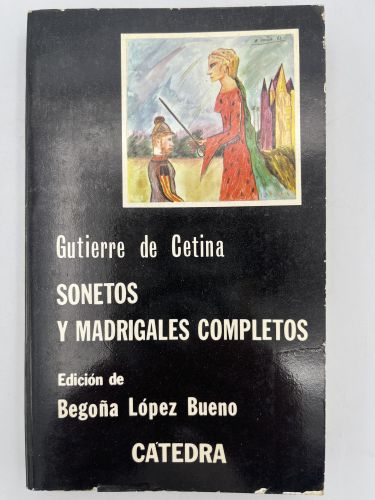 Book cover from Sonetos y Madrigales completos