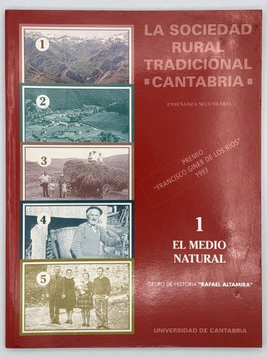 Book cover from La sociedad rural tradicional, Cantabria. 1 El medio natural