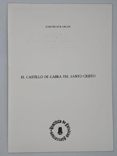 Book cover from El Castillo de cabra del Santo Cristo